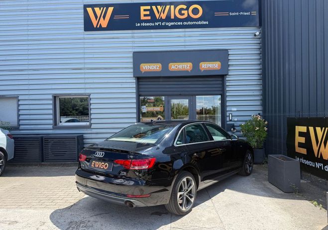 Audi A4 2.0 TFSI 250CH S LINE S-TRONIC QUATTRO,  Noir de 2016