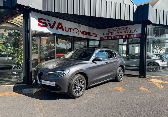 Alfa romeo Stelvio Alfa-Romeo 2.2 Diesel 210ch Lusso Q4 AT8 Gris de 2017