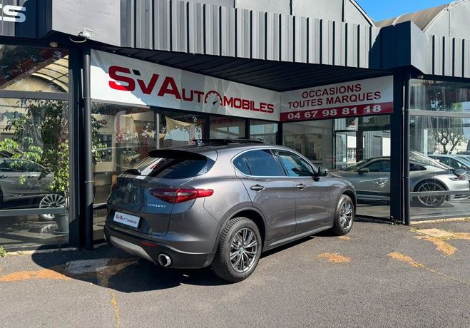 Alfa romeo Stelvio Alfa-Romeo 2.2 Diesel 210ch Lusso Q4 AT8 Gris de 2017
