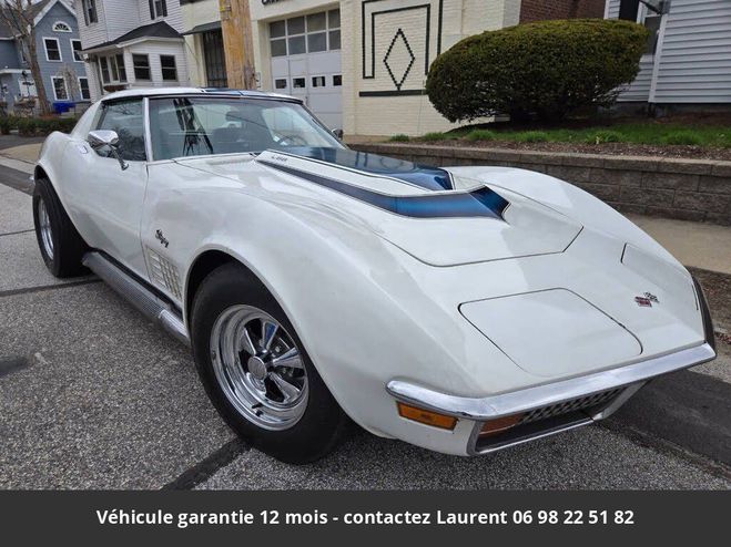 Chevrolet Corvette C3 1972 coupe 350 ci v8 300 hp zq3 3 tur Blanc de 1972