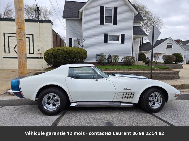 Chevrolet Corvette C3 1972 coupe 350 ci v8 300 hp zq3 3 tur Blanc de 1972