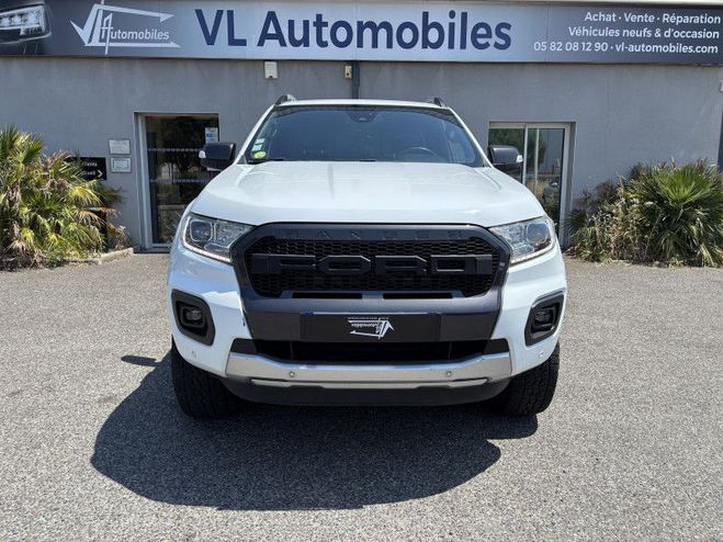 Ford Ranger 2.0 TDCI 213 CH SUPER CAB WILDTRAK BVA10 BLANC de 2021