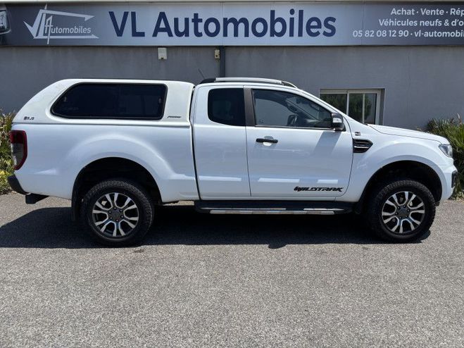 Ford Ranger 2.0 TDCI 213 CH SUPER CAB WILDTRAK BVA10 BLANC de 2021