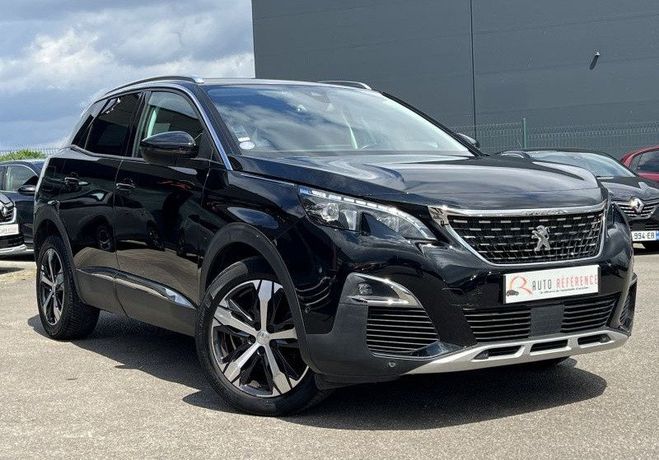 Peugeot 3008 1.2 130 CH ALLURE EAT8 1ERE MAIN CAMERA  Noir de 2019