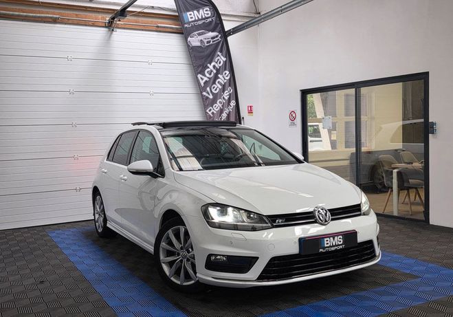 Volkswagen Golf VW 7 1.4 TSI 125 DSG7 R-Line (Toit ouvra Blanc de 2016
