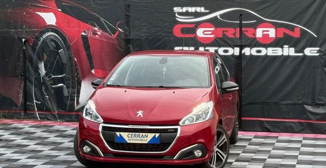 Peugeot 208 1.6 BLUEHDI 120CH GT LINE S&S 5P Rouge de 2016