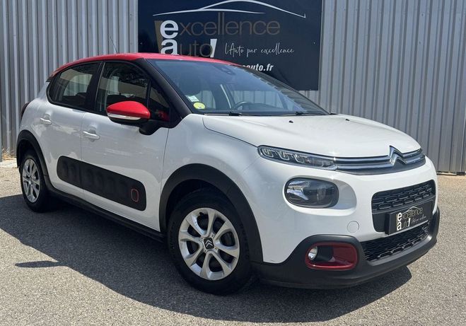 Citroen C3 BLUEHDI 75CH FEEL S&S Blanc de 2017