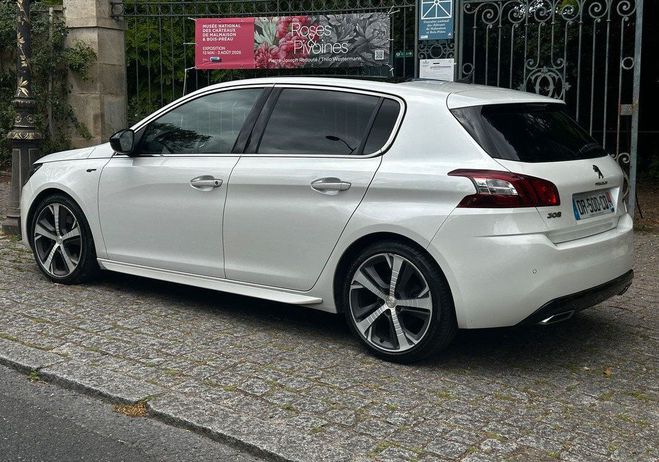 Peugeot 308 ii 2.0 bluehdi 180 s&s gt auto entretien Blanc de 2015