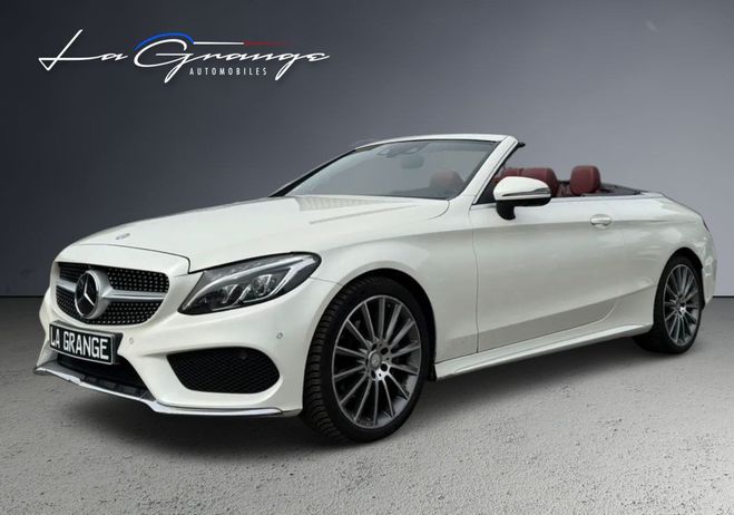 Mercedes Classe C Cabriolet (4) 220 d Fascination BVA9 Blanc de 2016