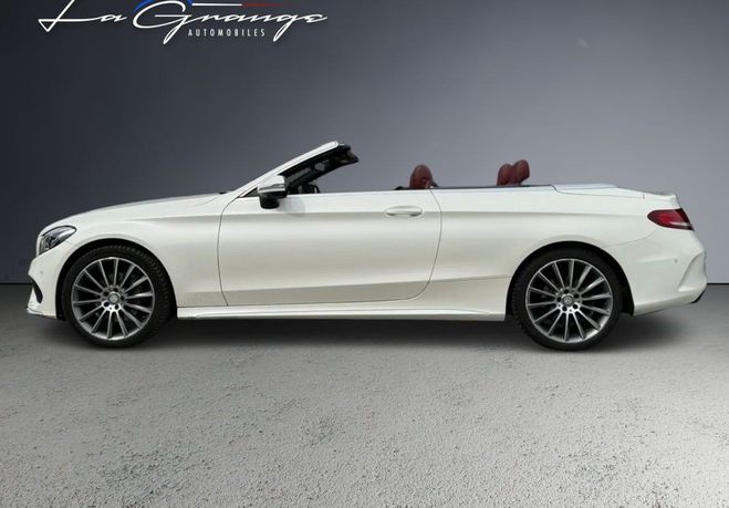Mercedes Classe C Cabriolet (4) 220 d Fascination BVA9 Blanc de 2016