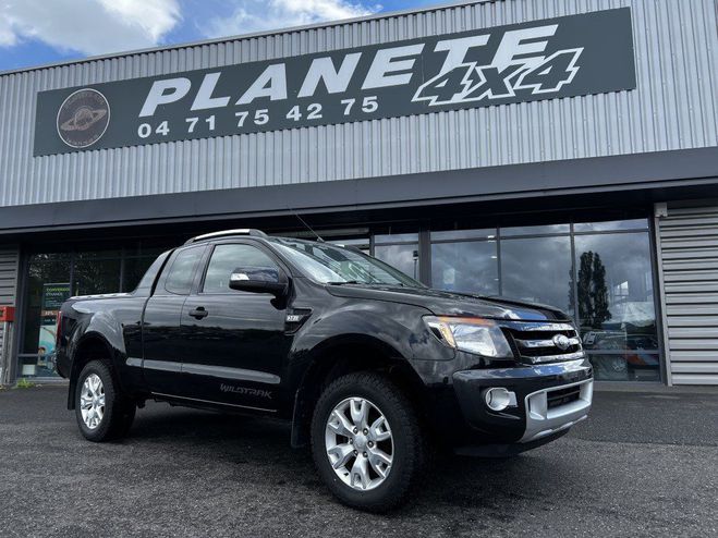 Ford Ranger Super Cab 3.2 L TDCI 200 CV Wildtrack Bo Noir de 2015