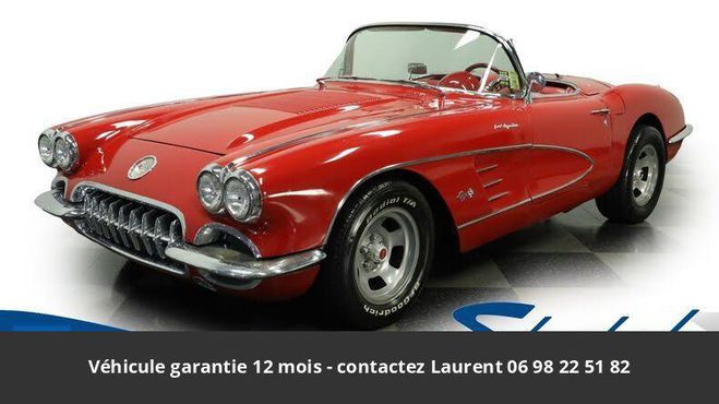 Chevrolet Corvette C1 1958 coupe 350 ci v8 230 hp base 4 bo Rouge de 1958