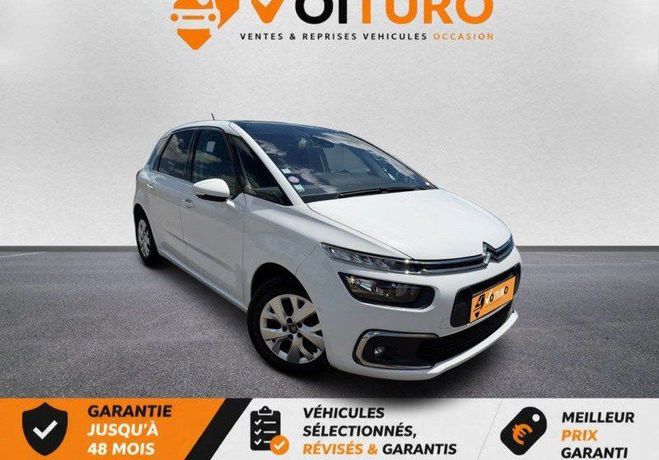 Citroen C4 Picasso 1.2 THP 130 cv,TOIT PANORAMIQUE Spacetou Blanc de 2018