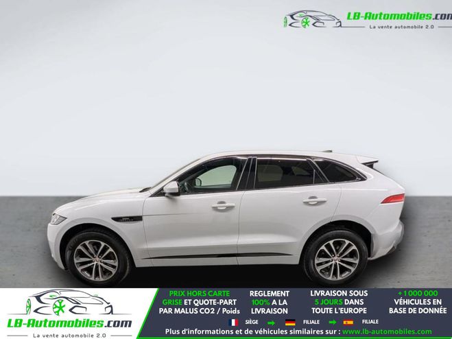 Jaguar F Pace 3.0 D - 300 ch AWD BVA Blanc M�tallique de 2019