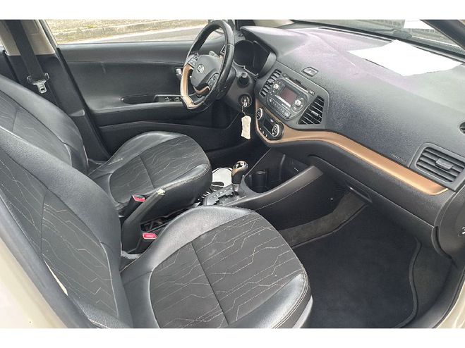 Kia Picanto 1.25L 85 ch Premium BVA BLANC NACRE de 2013