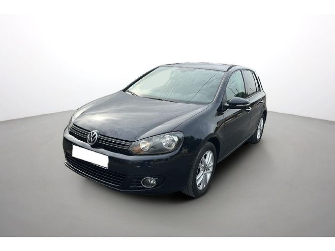 Volkswagen Golf VI 1.6 TDI Comfortline BlueMotion Tech Noir de 2011