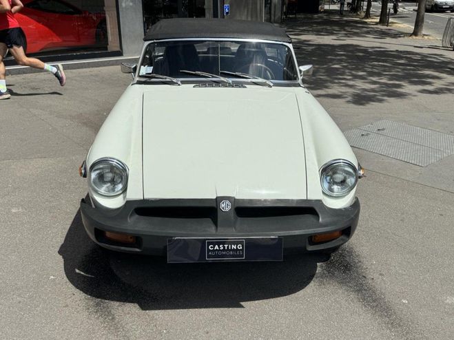MG MGB B cabriolet overdrive Blanc de 1968