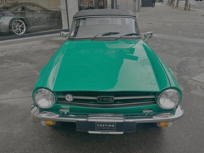 Triumph TR6 cabriolet overdrive Vert clair de 1975