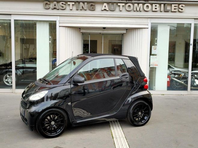 Smart Fortwo Cabrio 1.0i - 71 mhd - BV Softouch CABRI NOIR de 2012