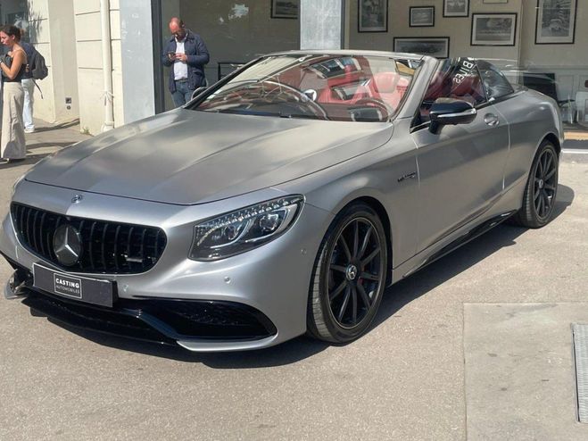 Mercedes Classe S Cabriolet 63 - BVA Speedshift MCT - BM 2 Gris de 2017