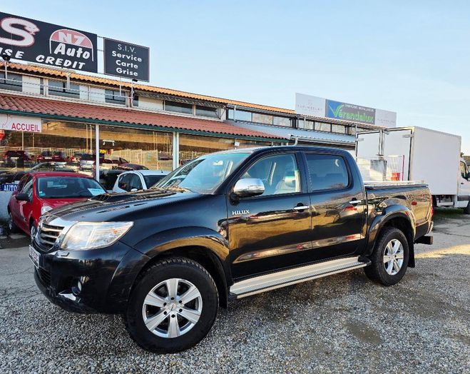Toyota Hilux 3L 170 CV CUIR DISTRI NEUVE 1ER MAIN Noir de 2014