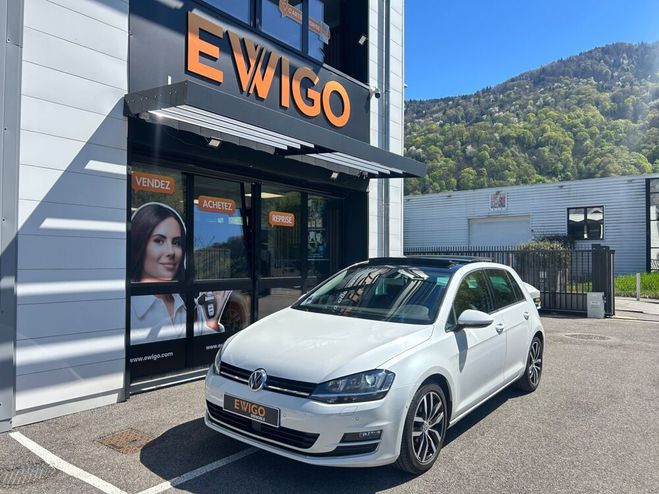 Volkswagen Golf 1.4 TSI 150ch BLUEMOTION CARAT / TOIT OU Blanc de 2015