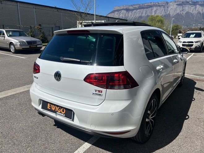 Volkswagen Golf 1.4 TSI 150ch BLUEMOTION CARAT / TOIT OU Blanc de 2015