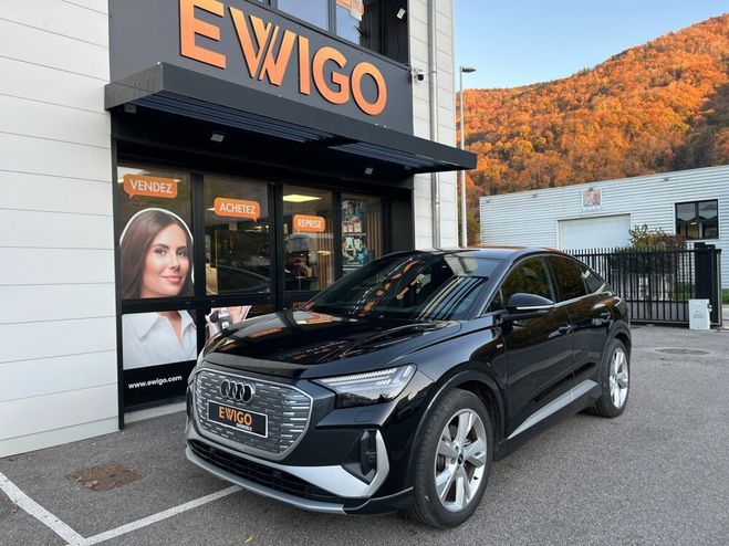 Audi Q4 E-Tron SPORTBACK 35 170ch 55KWH S-LINE   Noir de 2022