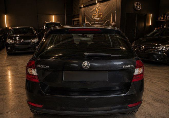Skoda Rapid 1,6 TDI Soaceback Noir de 2014