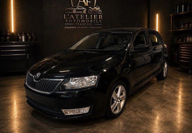 Skoda Rapid 1,6 TDI Soaceback Noir de 2014