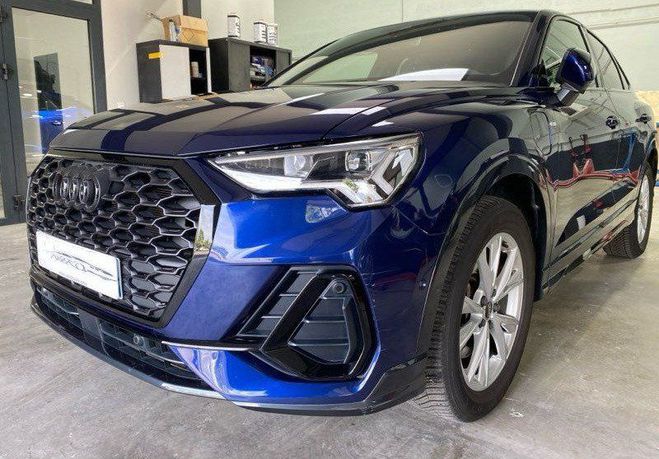 Audi Q3 Sportback 45TFsi S-Line Hybride recharge Bleu de 2022