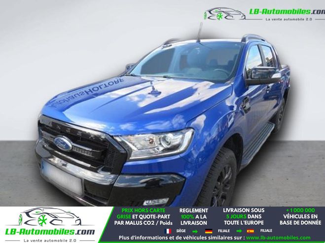 Ford Ranger DOUBLE CABINE 3.2 200 4X4 BVA Bleu M�tallique de 2019