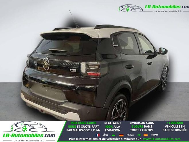 Citroen C3 PureTech 100 ch BVM Noir M�tallique de 2024