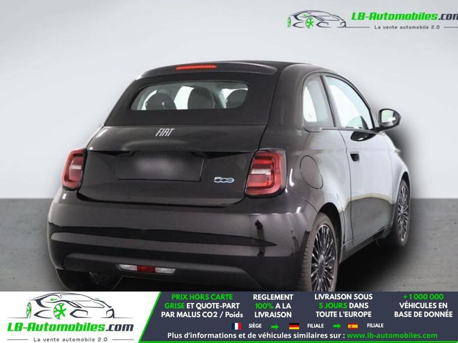 Fiat 500 3+1 e 118 ch Noir M�tallique de 2022