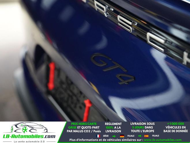 Porsche Cayman GT4 4.0i  420 ch PDK Bleu M�tallique de 2022