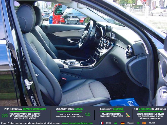 Mercedes Classe C 180 BVA Noir M�tallique de 2015
