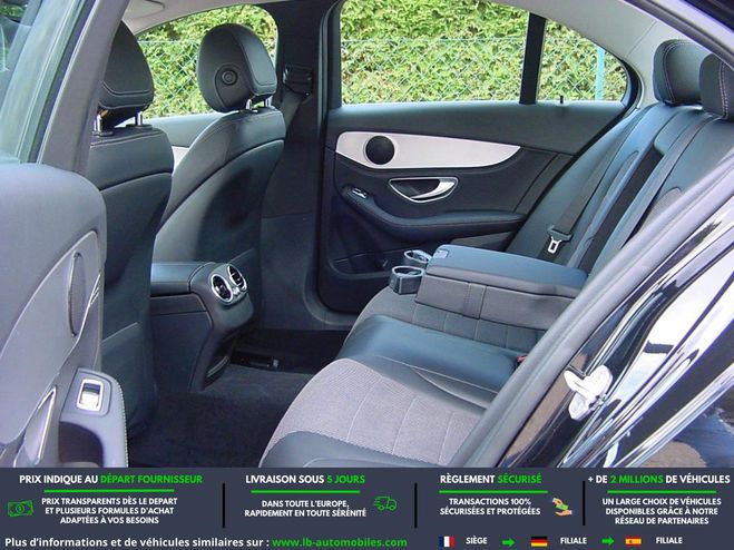 Mercedes Classe C 180 BVA Noir M�tallique de 2015