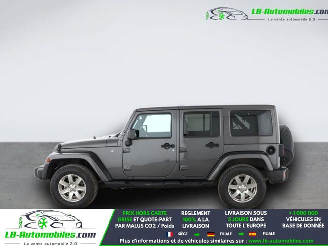 Jeep Wrangler 2.8 CRD 200 - BVA 5 Portes Gris M�tallique de 2018