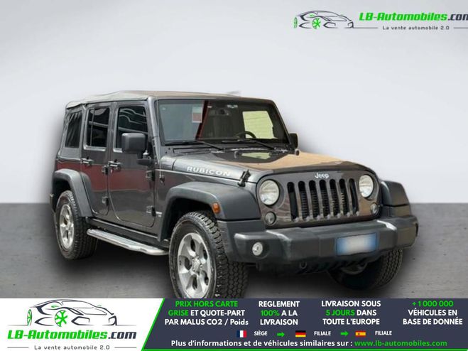 Jeep Wrangler 2.8 CRD 200 - BVA 5 Portes Noir M�tallique de 2017
