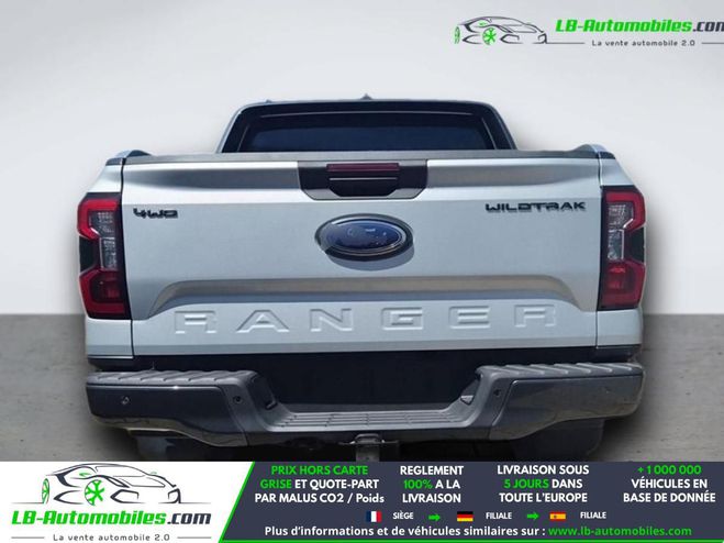 Ford Ranger DOUBLE CABINE 2.0 205 CH BVA e-4WD Argent� M�tallique de 2023