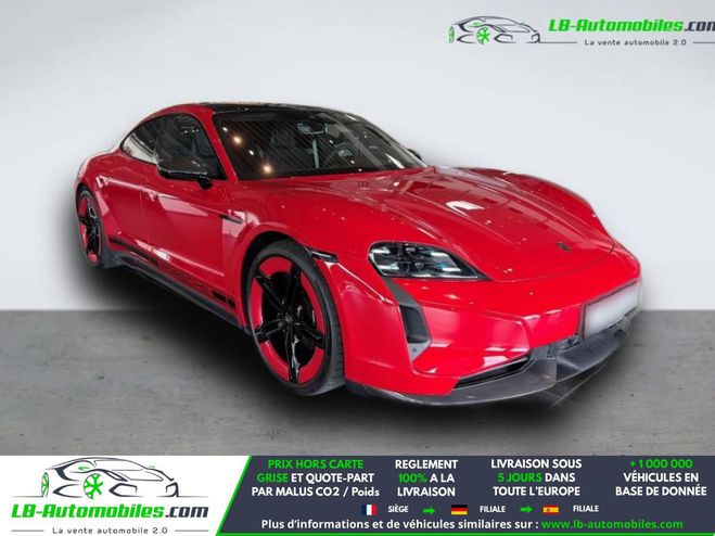 Porsche Taycan Turbo S 952 ch Rouge de 2024