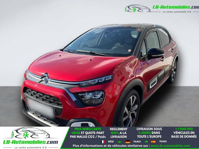 Citroen C3 PureTech 83 BVM Rouge M�tallique de 2022