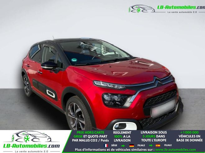 Citroen C3 PureTech 83 BVM Rouge M�tallique de 2022