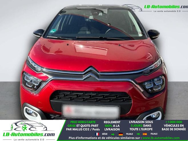 Citroen C3 PureTech 83 BVM Rouge M�tallique de 2022