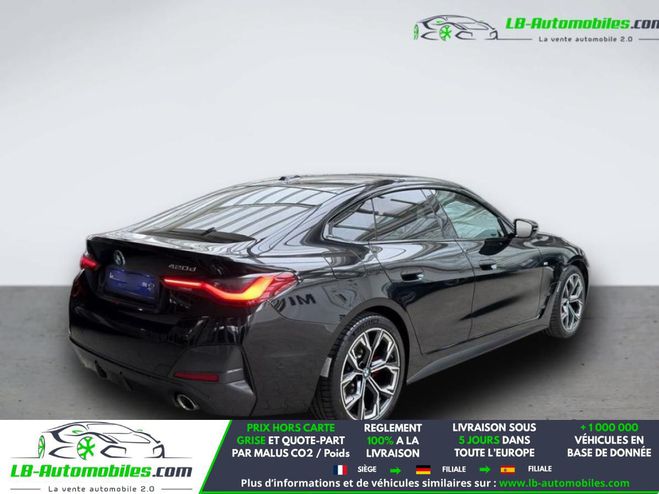 BMW Serie 4 420d 190 ch BVA Noir M�tallique de 2022