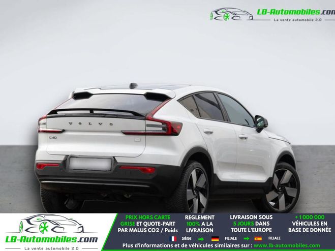 Volvo C40 AWD 408 ch BVA Blanc M�tallique de 2022