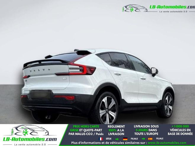 Volvo C40 AWD 408 ch BVA Blanc M�tallique de 2022