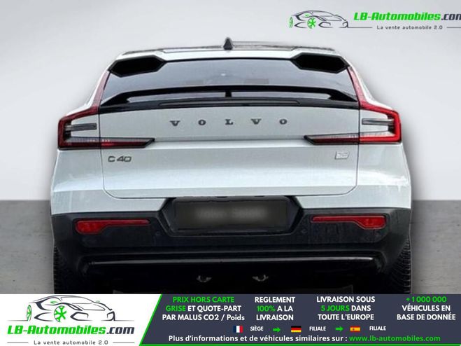 Volvo C40 AWD 408 ch BVA Blanc M�tallique de 2022