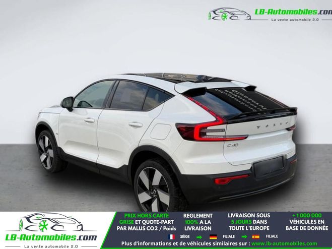 Volvo C40 AWD 408 ch BVA Blanc M�tallique de 2023