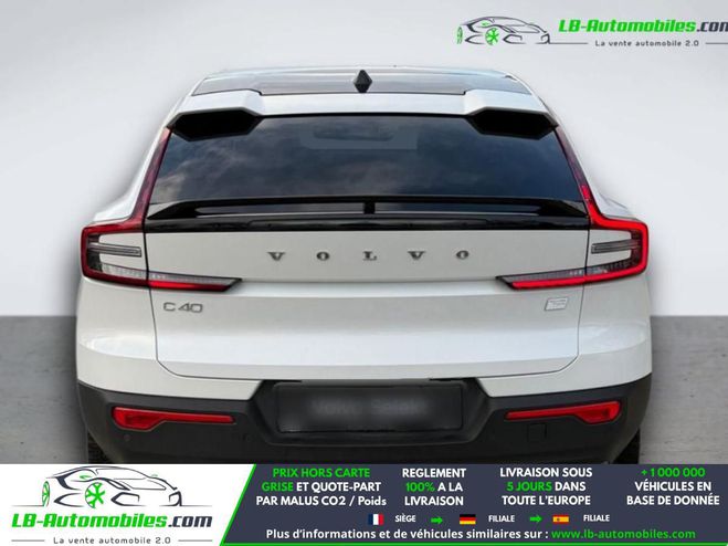 Volvo C40 AWD 408 ch BVA Blanc M�tallique de 2023